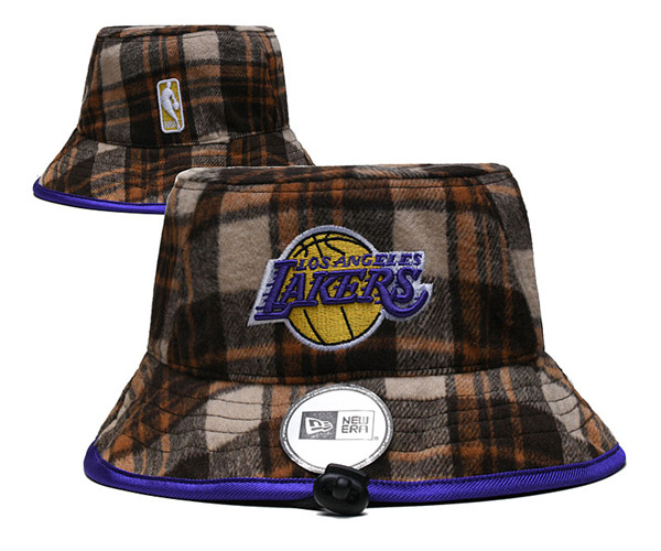 Los Angeles Lakers Stitched Bucket Hats 075